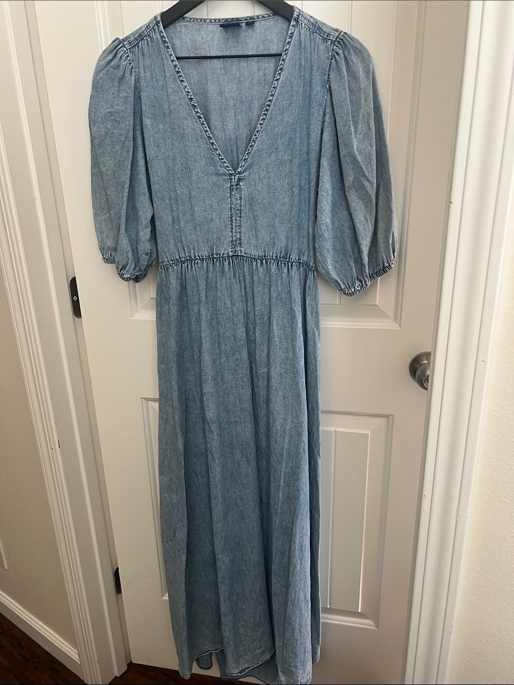 GAP Denim Cotton Maxi Dress